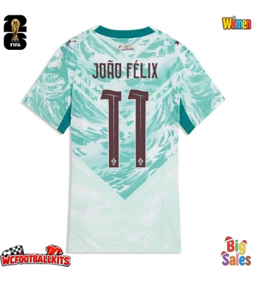 Portugal Joao Felix #11 Replica Away Stadium Shirt for Women World Cup 2026 Short Sleeve